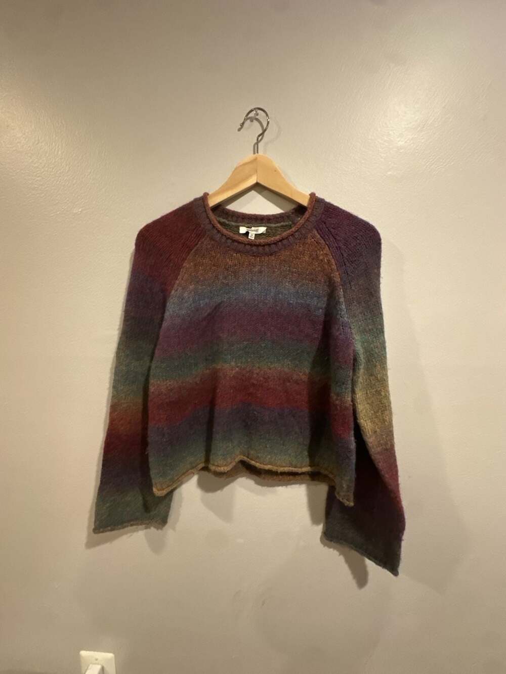 Madewell Space Dye Dodworth Sweater Size XS Multicolor